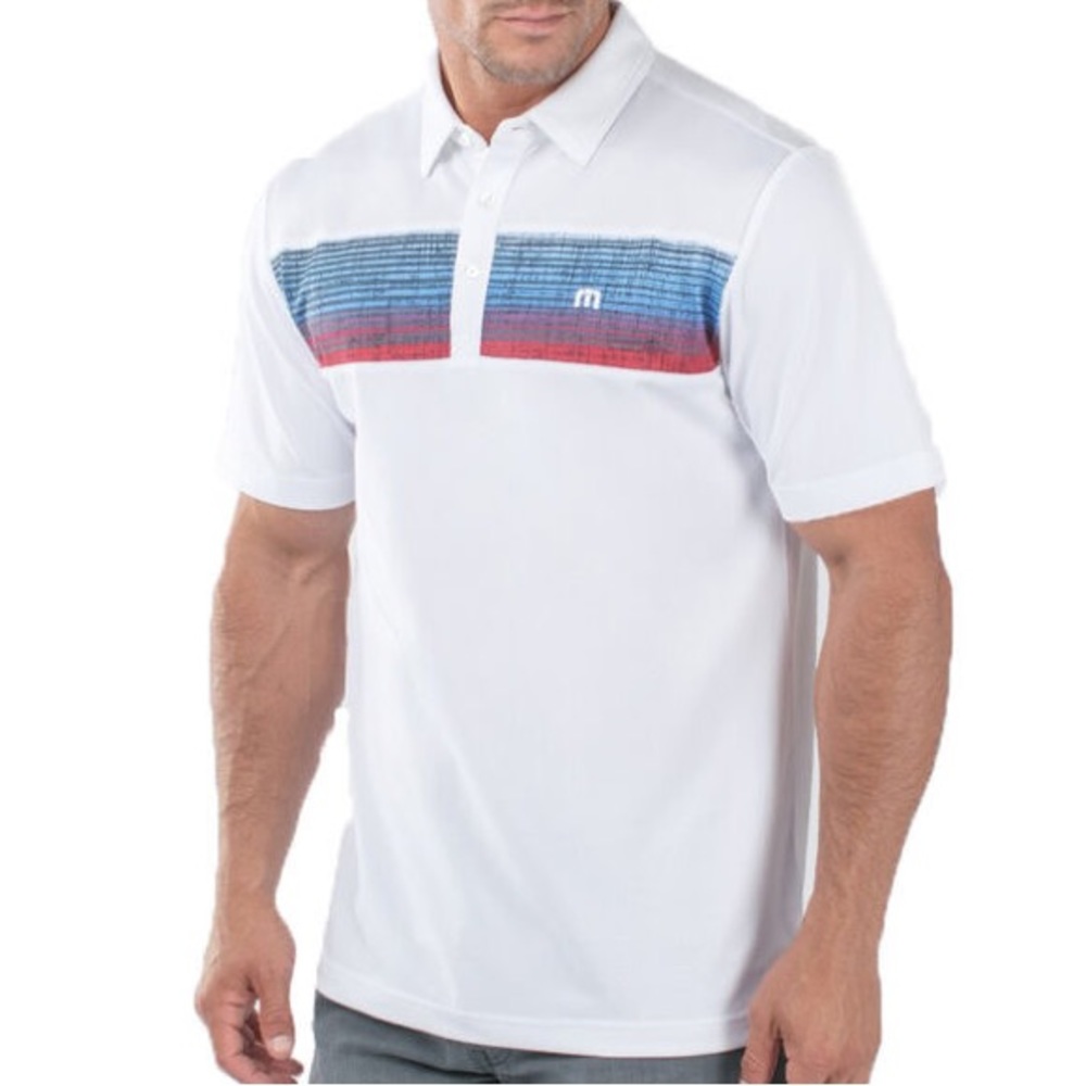 Travis Mathew Three Jack Performance Prestige Polo Shirt Small